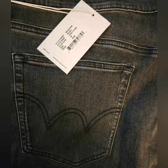 NWT Edwin Endurance Maddox Slim Jean Knightryder Black Fade Wash 36/33 - Picture 4 of 4